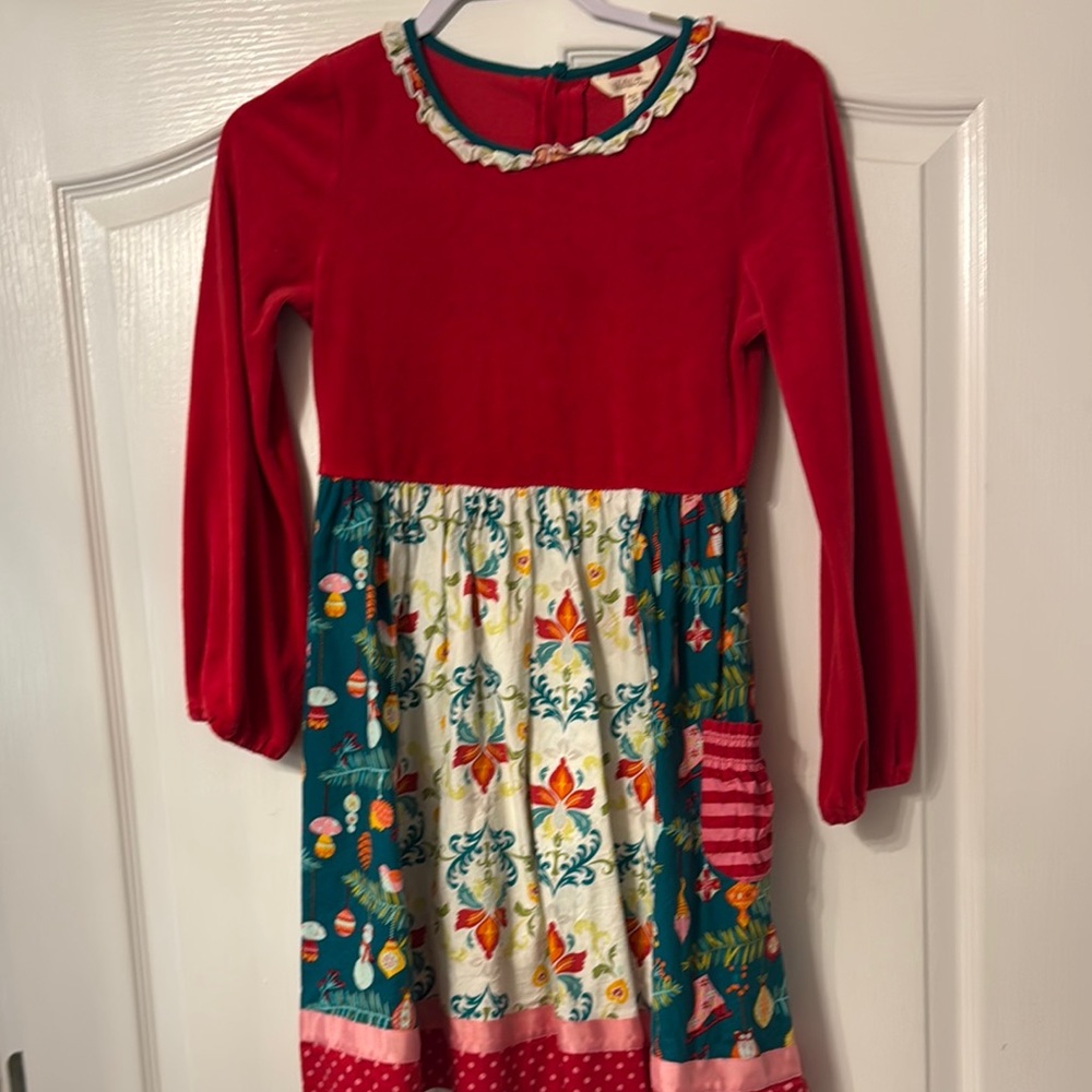 Matilda Jane Red and Green Casual Sundress